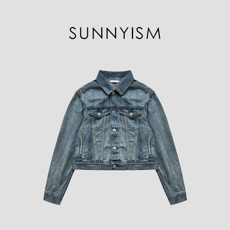 Sunnyism “晴天” 薄款中古罗兰子超柔软重工洗水牛仔夹克 WT00895
