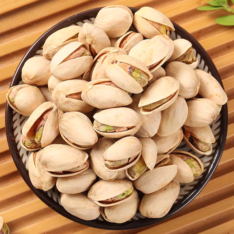 【24K年味】大颗饱满开心果净重袋装盐焗坚果自然开口干果解馋零食