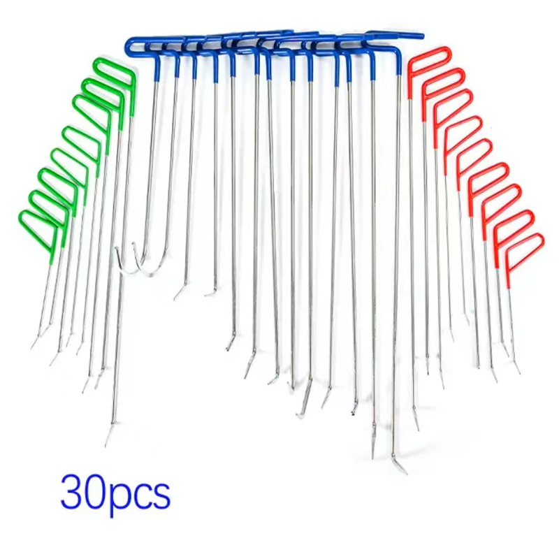 全套车身维修撬棍工具钩子汽车凹陷修复免喷漆冰雹凹凸坑维修撬杠