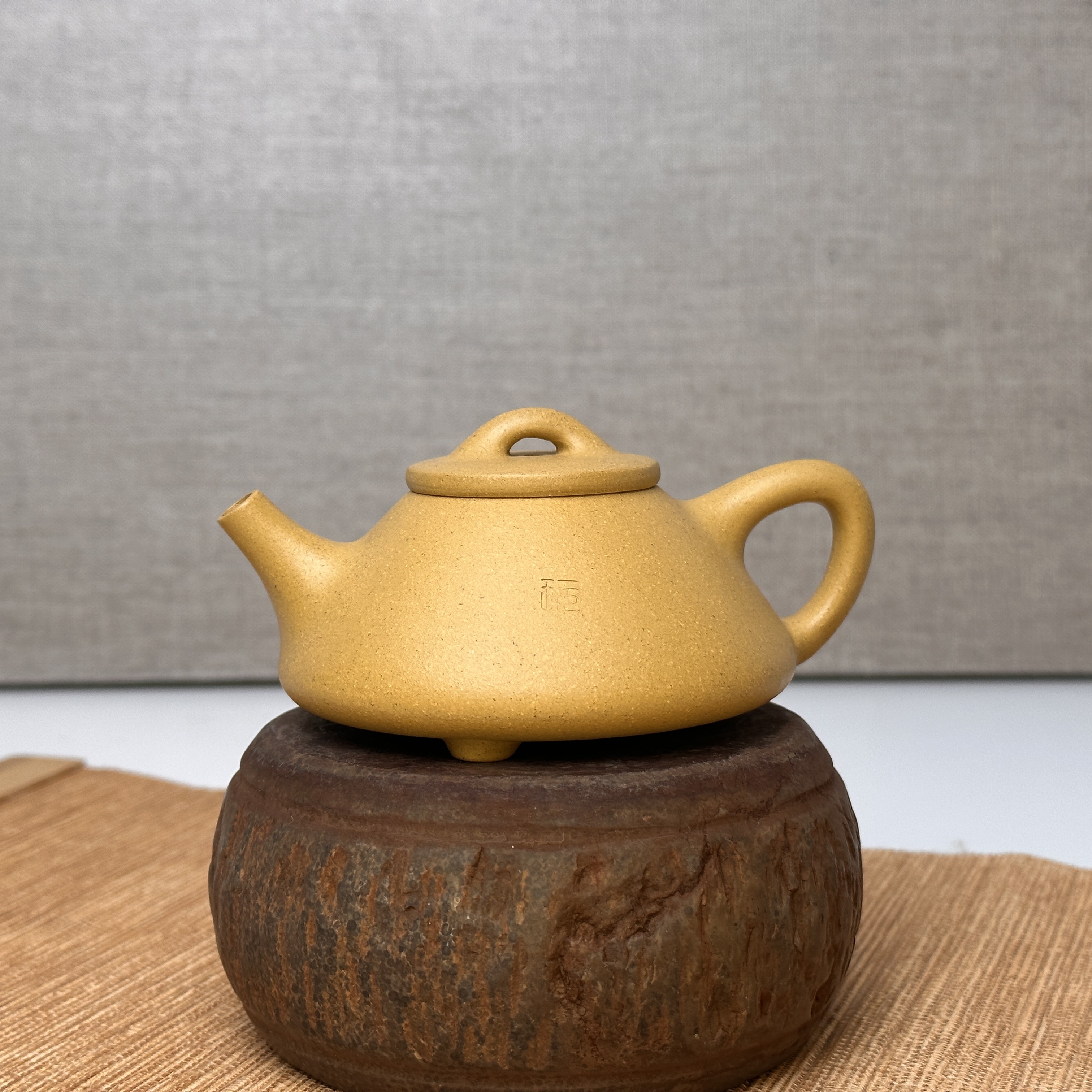 旭壶山房，玩壶圣手，石瓢，110cc左右，黄泥