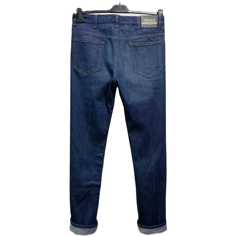 全新未使用 GUCCI/古驰 春夏原色男士休闲牛仔裤623953裤子夏季