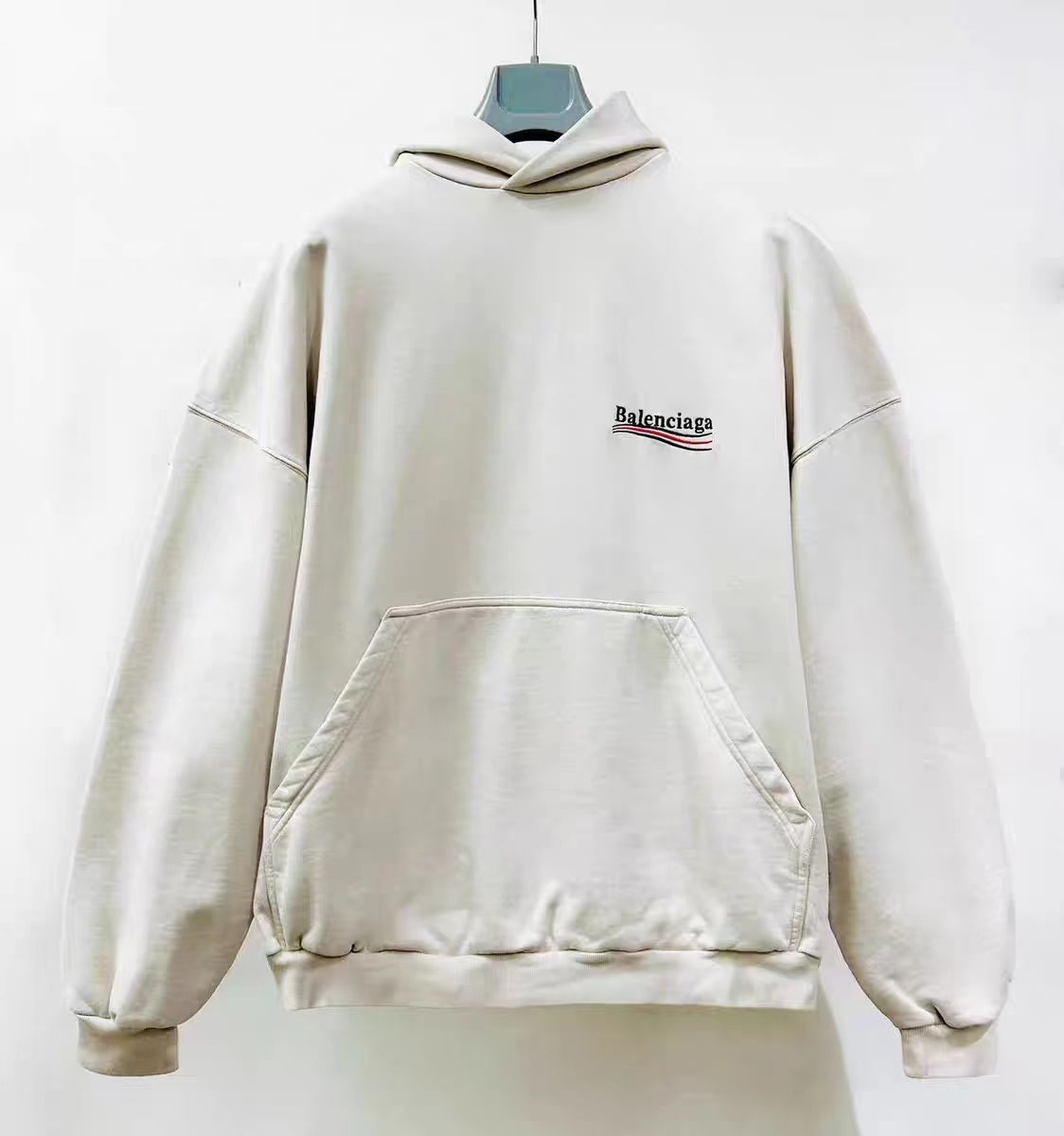 全新未使用 Balenciaga/巴黎世家 M24秋可乐标加绒套头卫衣739024