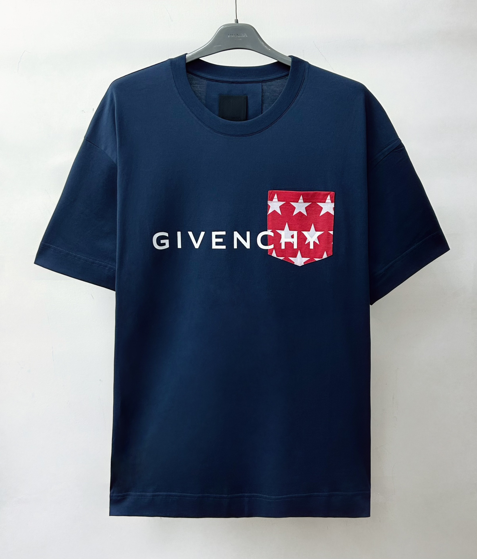 全新未使用 Givenchy/纪梵希 M0 24五星字母短袖T恤 BM71J83YJL