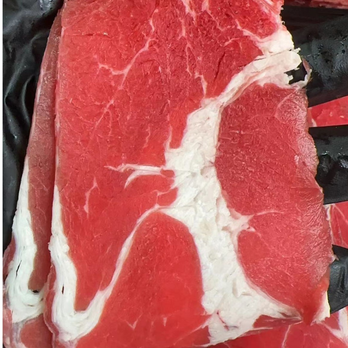 0水0添加 原切牛上脑片2000g（200g*10盒）涮肉+2个和牛牛肉饼