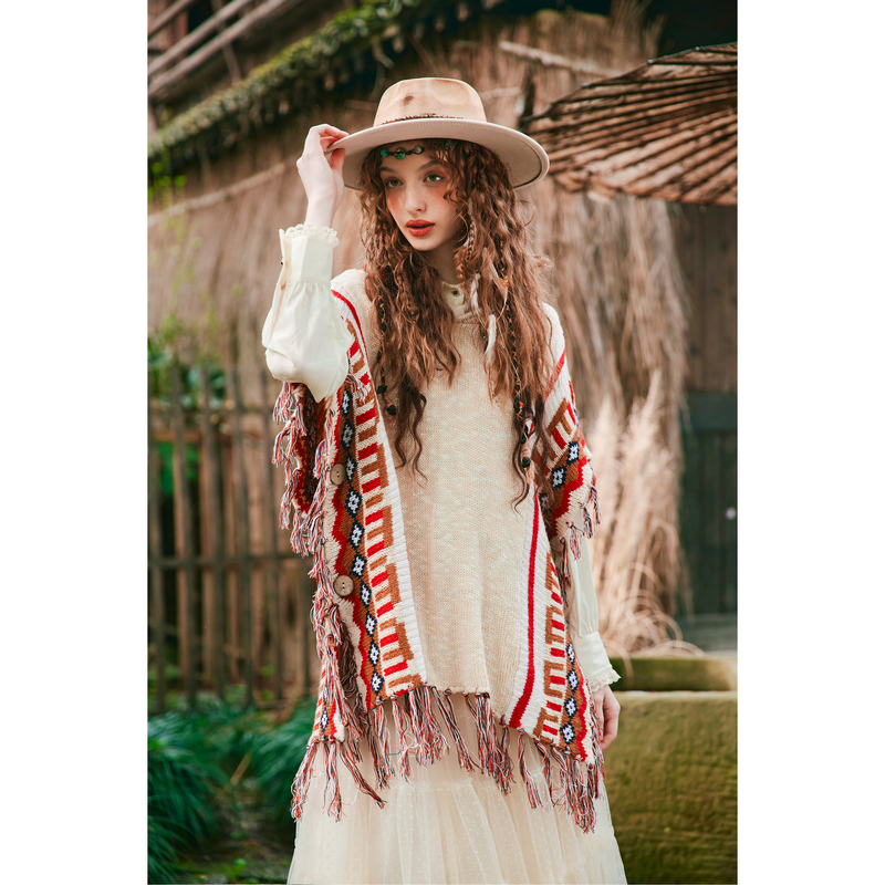 【黄蓉推荐】菀草壹2024年秋装新款毛针织衫G55201331