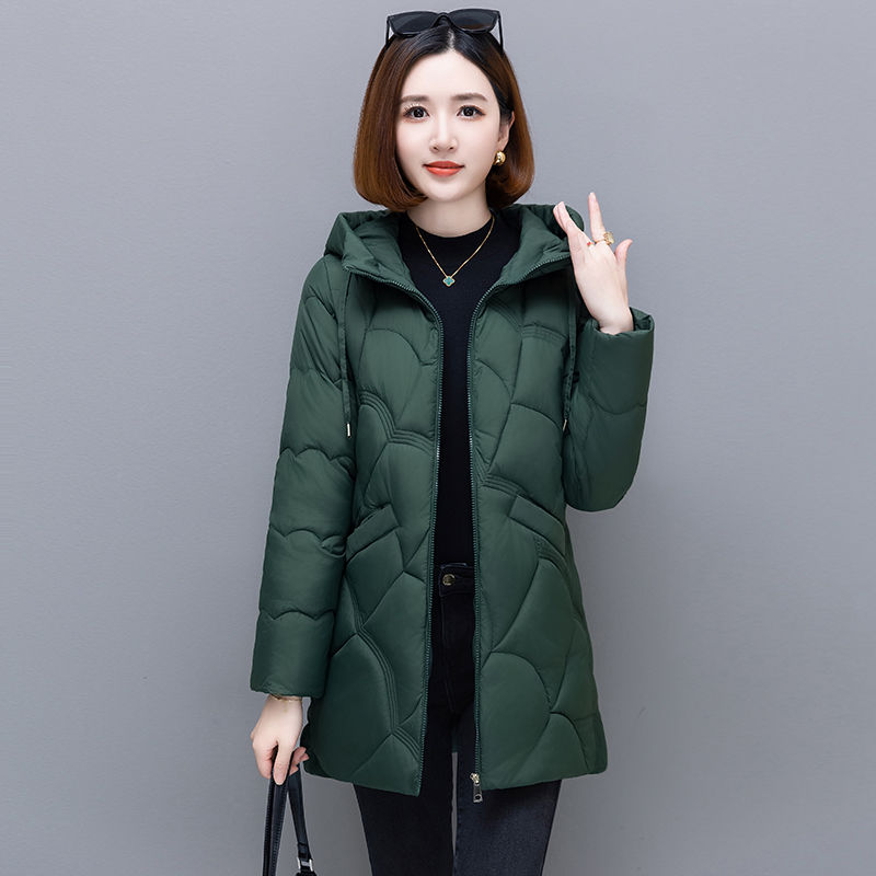 波司澄工厂直销羽绒棉服加绒加厚妈妈冬季女中长款2023年新款棉衣