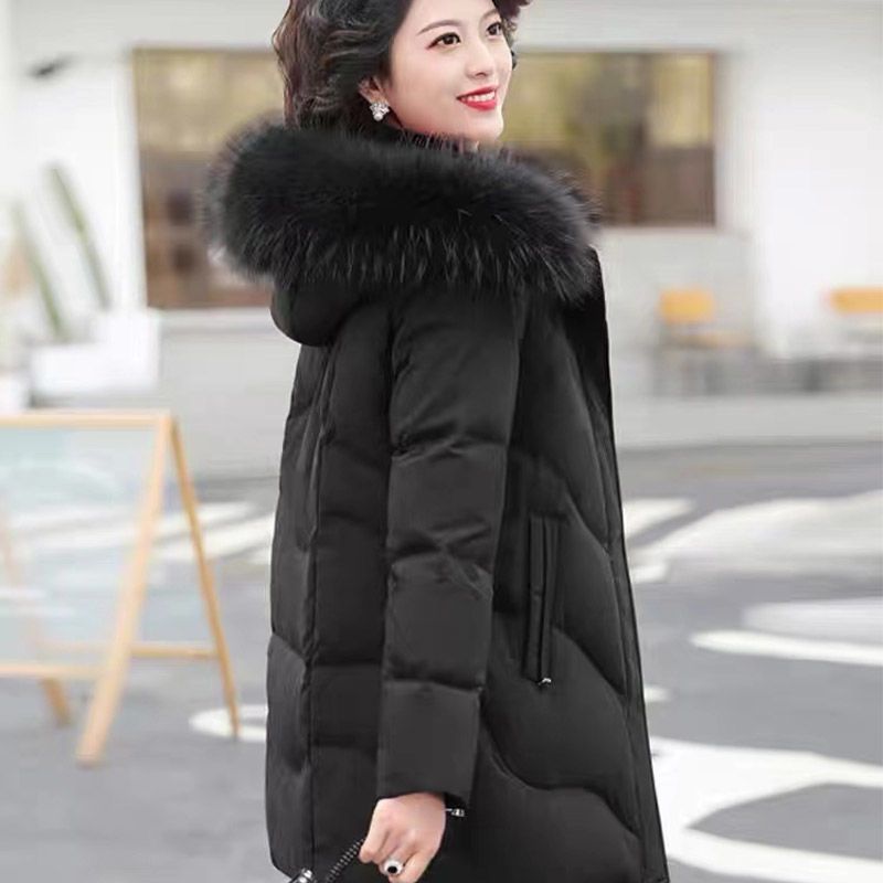 波司澄2023款中老年人羽绒服女妈妈冬装中年外套奶奶加厚洋气衣服