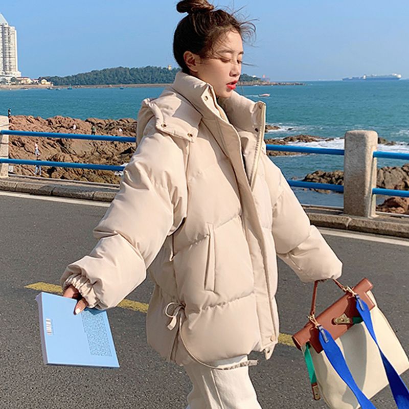 波司澄户外2023新款女装棉衣外套冬季新款加厚韩版宽松显瘦连帽服
