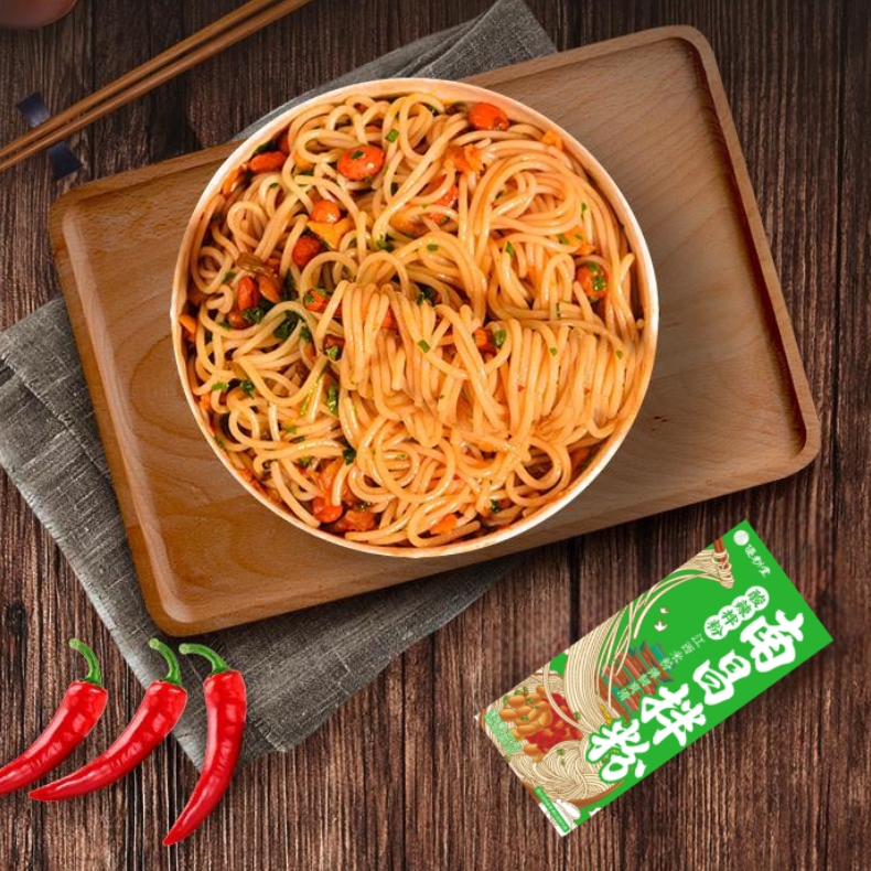 优粉堂酸辣拌粉 南昌拌粉煮食早餐夜宵米粉速食201g*3盒