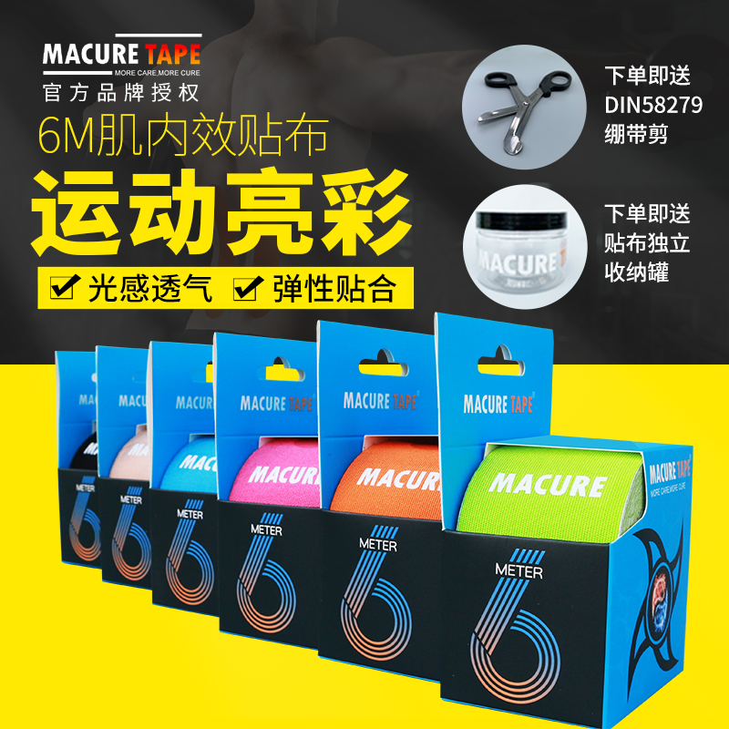 肌贴运动绷带跑步弹性贴布脚踝髂胫束马拉松韧带肌肉贴