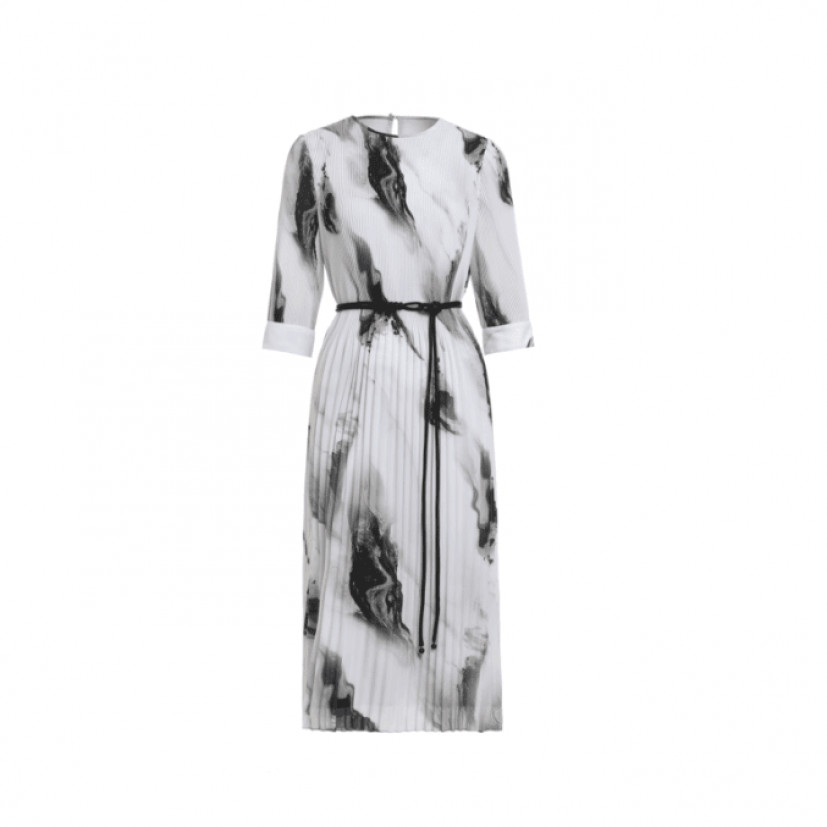 气质长款轻奢休闲百搭法式夏季女装连衣裙