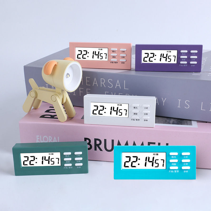 计时器多功能闹钟时钟正计时倒计时静音学习做题考试考公磁吸X52