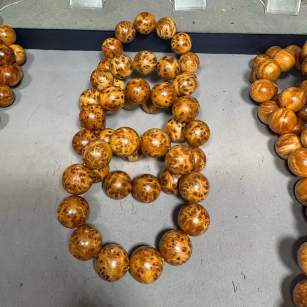 陈化料爆满瘤疤高油高密奶香浓郁2.0文玩佛珠手串