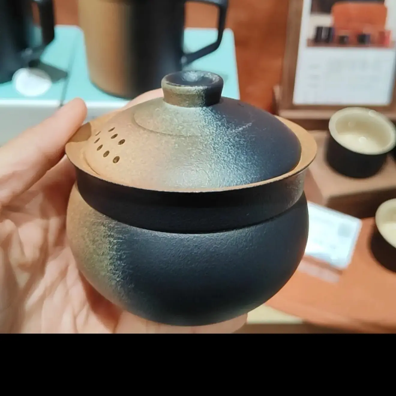 便携式粗陶一人饮旅行茶具套装精美高档可过滤