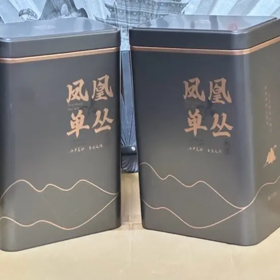 2025潮州凤凰中山炭焙春鸭屎香500克1斤装罐赠送一套高档礼盒茶具