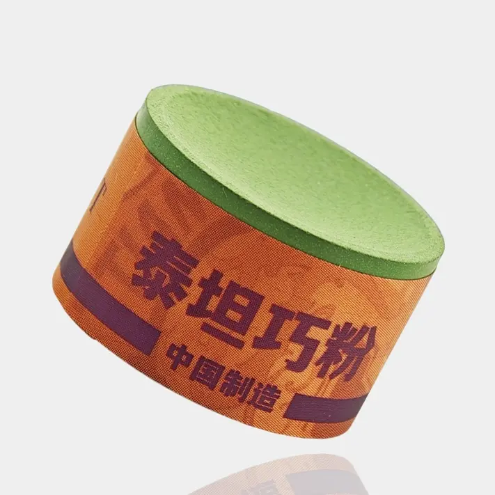 圆形油性台球巧克粉适用于斯诺克黑八职业级台球杆擦粉