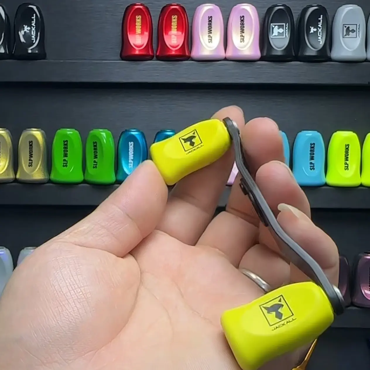 水滴轮改装握丸配件轻量化适用多种渔轮通用握丸