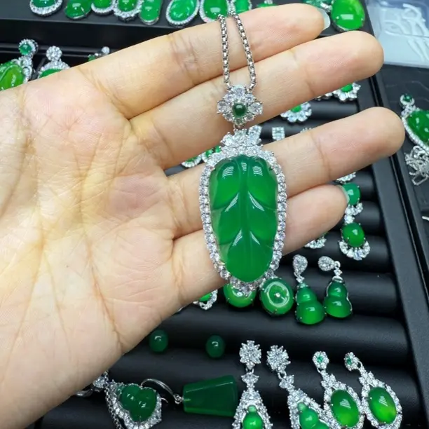 天然玉髓毛衣链项链