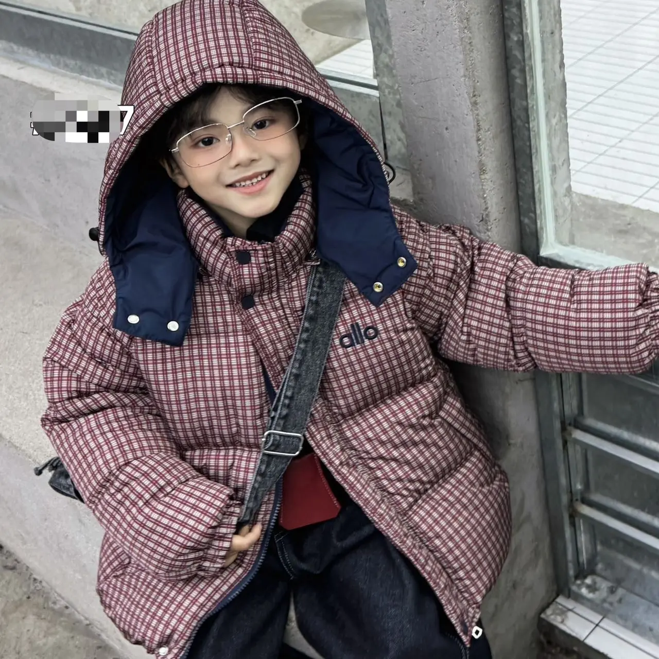 女童翠花韩系羽绒加厚冬季保暖外套