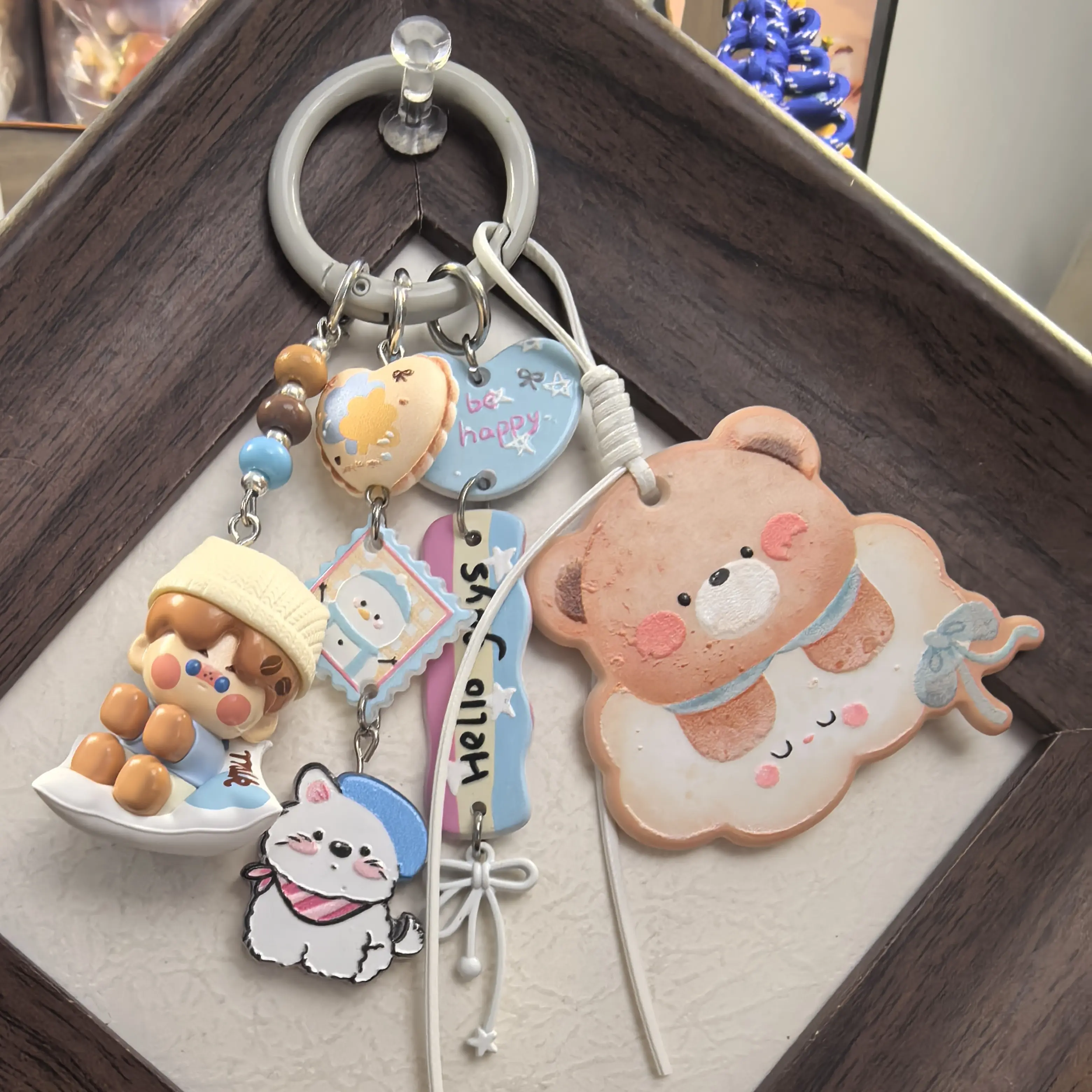 创意可爱卡通手机链/钥匙扣/包挂件小饰品