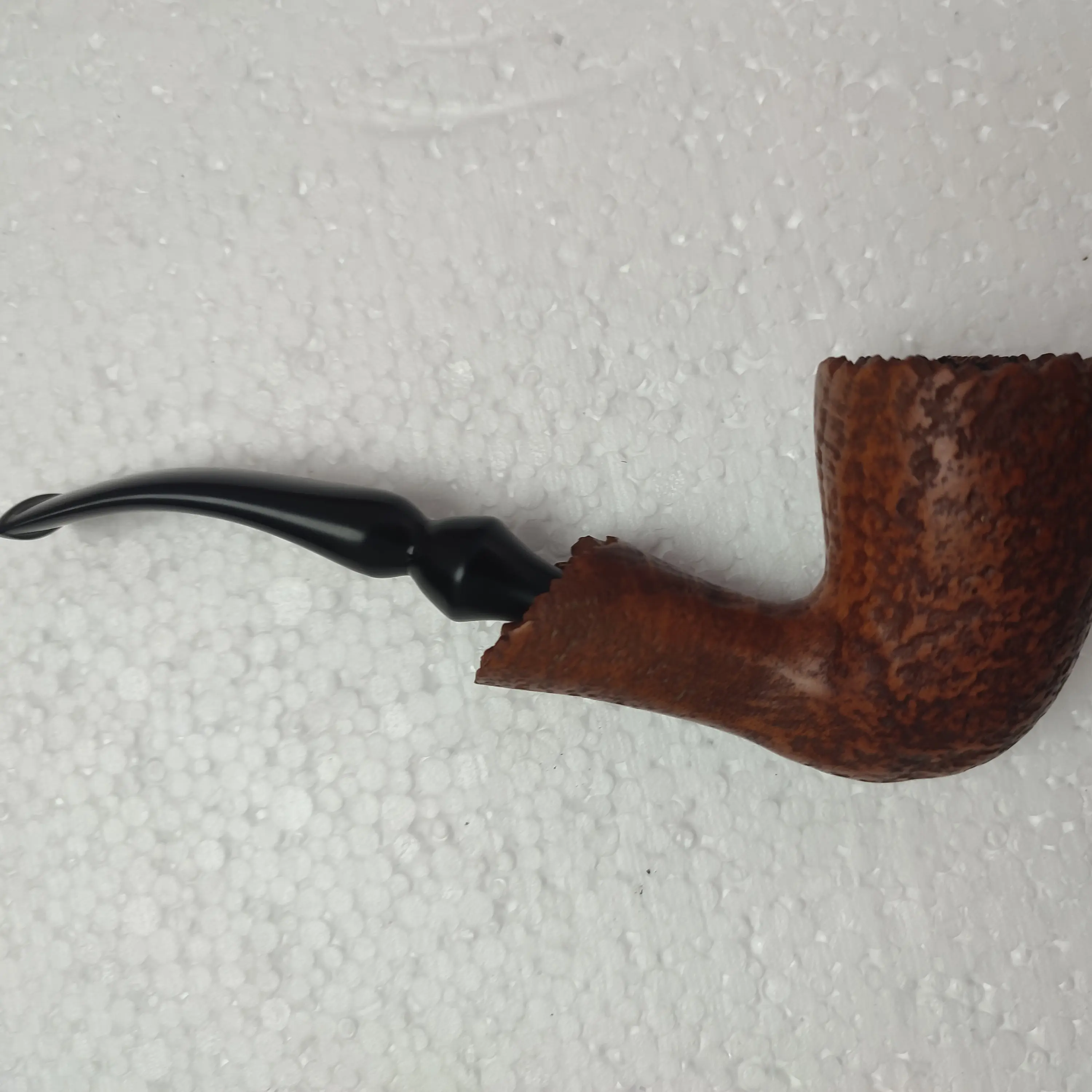 手工雕刻石楠木老式旱烟斗带过滤便携配件经典盘玩