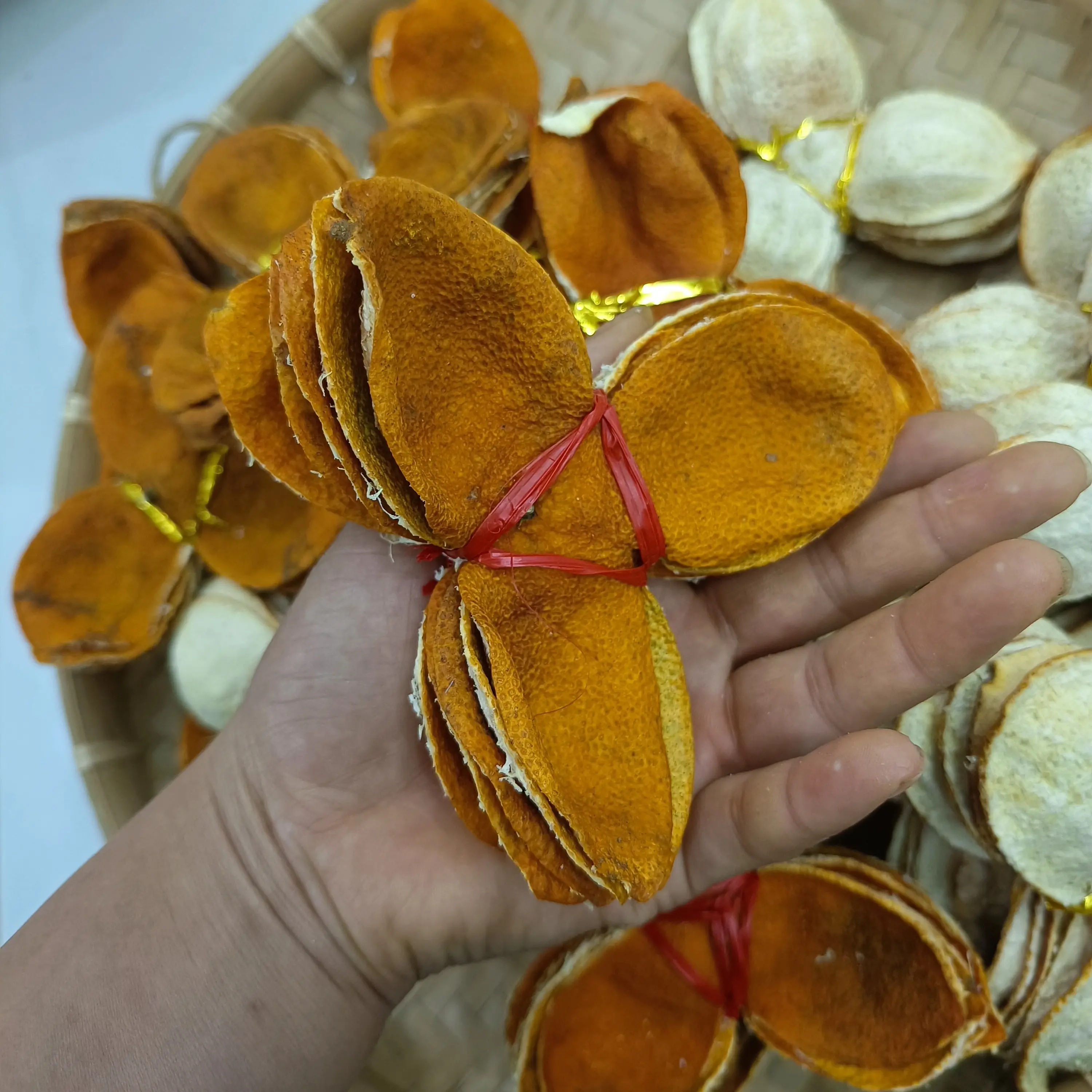 广西浦北茶枝柑大红扎皮