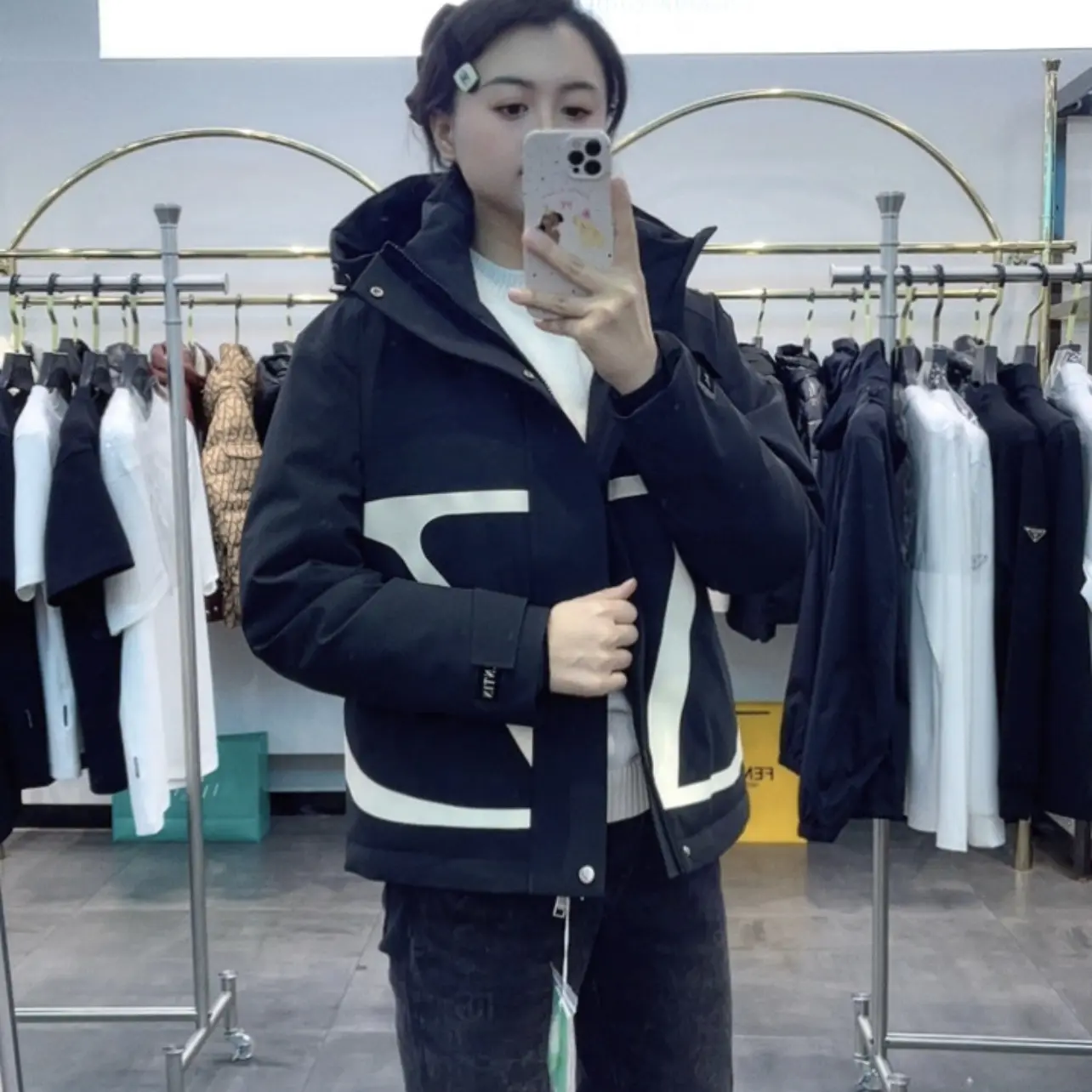 男士冬季轻奢羽绒服