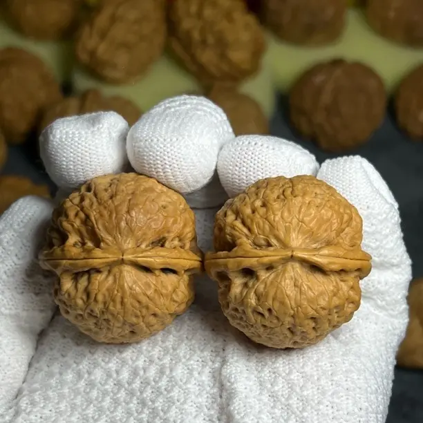 文玩铁核桃之绣球纹 鱼籽纹 37