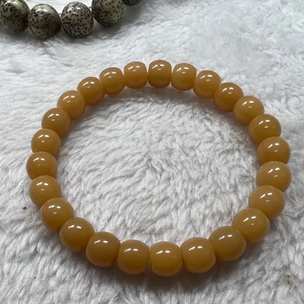 天然风化手工干磨单圈无染色菩提根