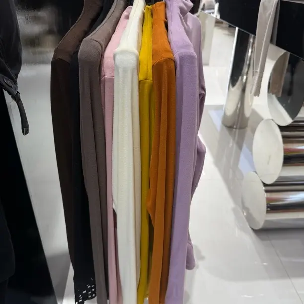 秋冬新款磨毛加绒半高领打底衫女修身显瘦内搭长袖气质百搭上衣