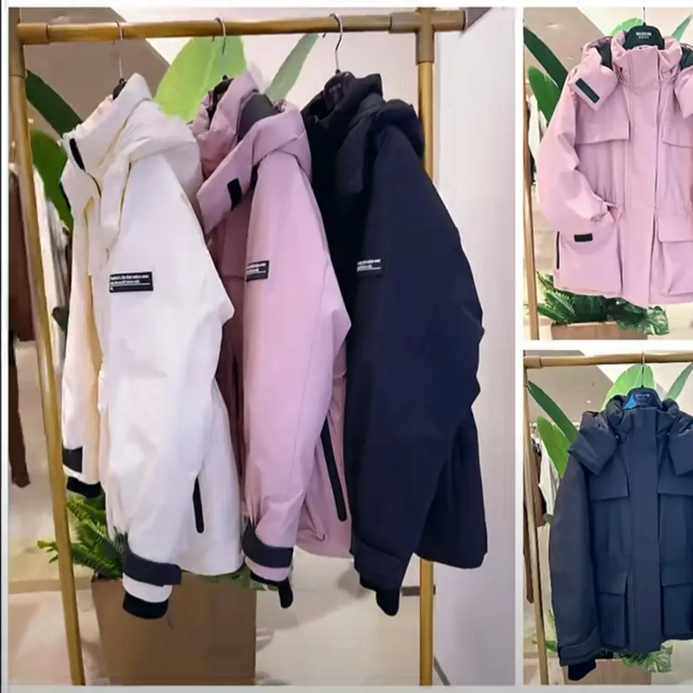 MASIENDI/玛丝恩迪新款连帽工装风显瘦保暖防风羽绒服430618