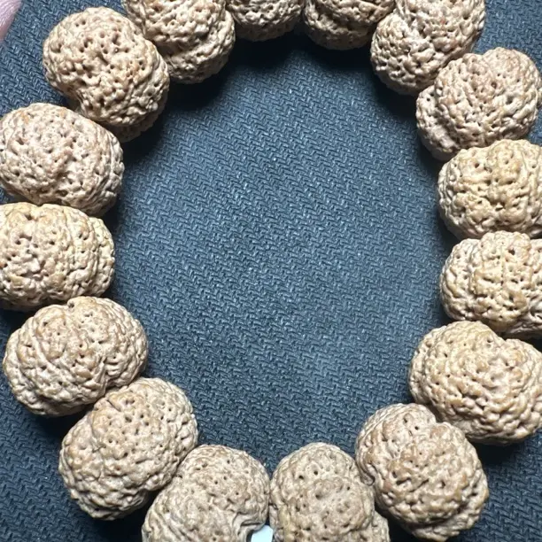 菠萝蜜尼泊尔大金刚菩提籽盘玩手串