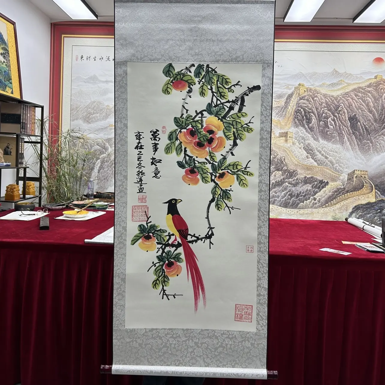 李朝运-万事如意-国画