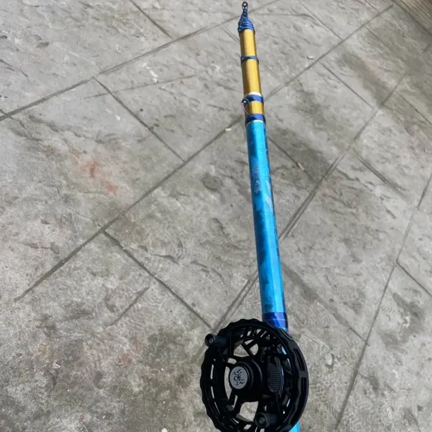 超轻超硬三定位不剪线谷麦逗钓竿前打竿适合溪流垂钓