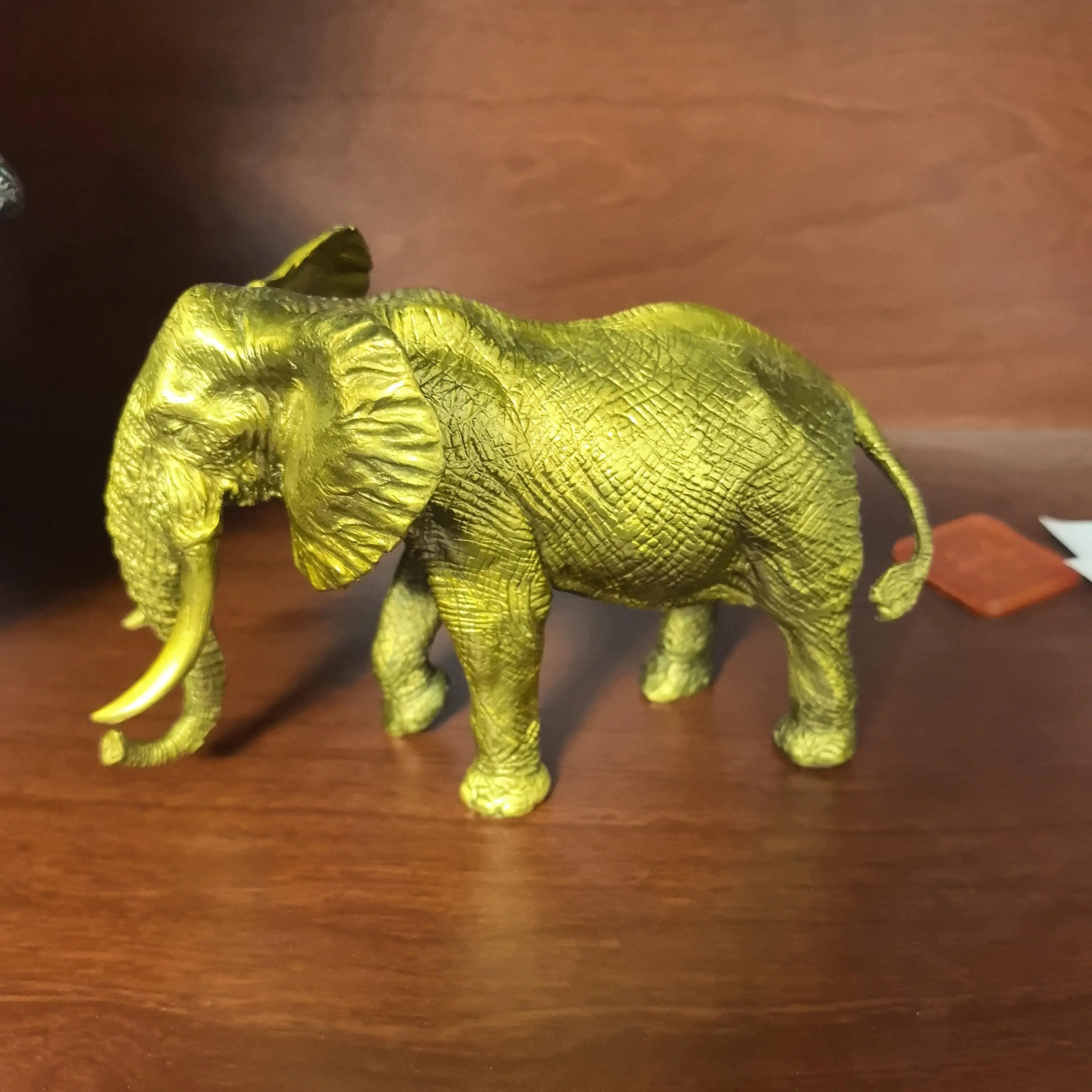 奢华金色大象雕塑艺术品家居装饰收藏佳选