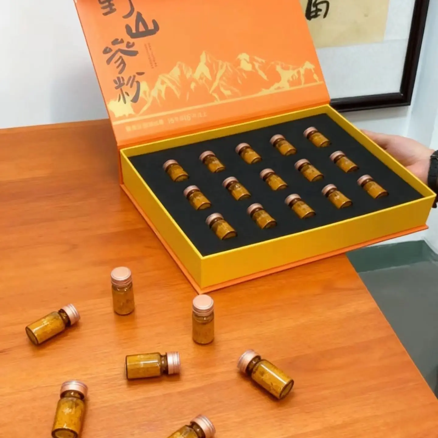长白山新年山参粉山参粉超微粉人参粉林下参粉送人泡茶煲汤