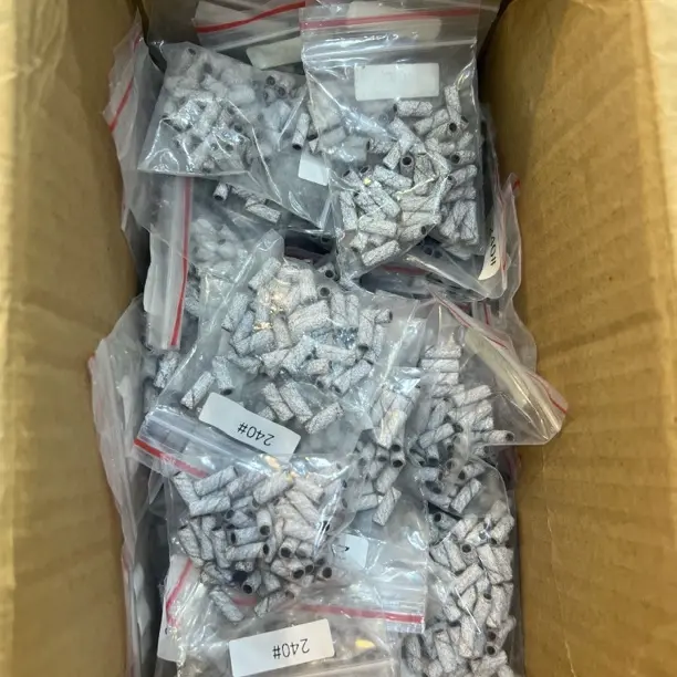 240目粗砂圈美甲打磨砂圈配不锈钢轴心专用工具