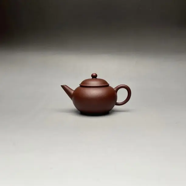 原矿紫泥水平紫砂壶80cc家用泡茶专用