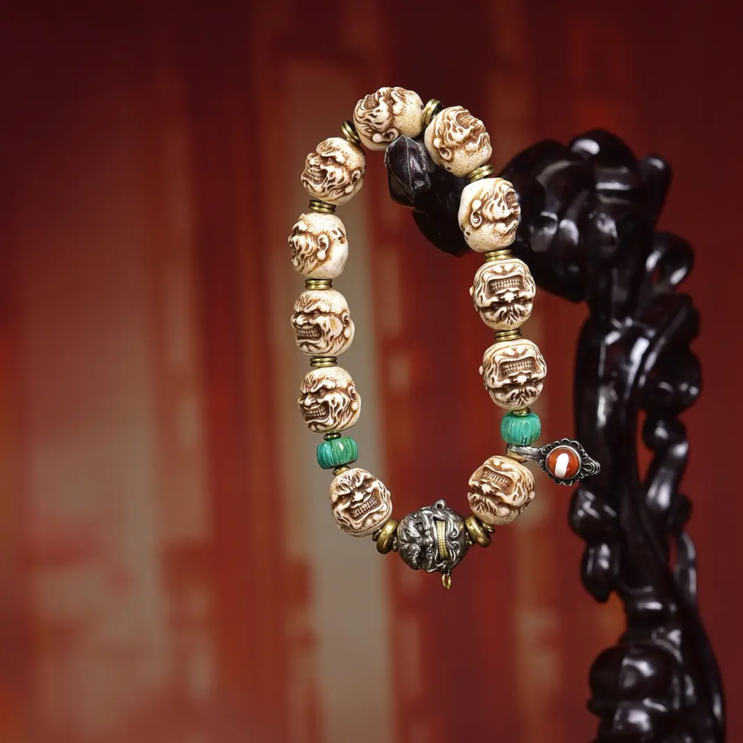 藏风(恶僧)原创设计款精工恶僧手串