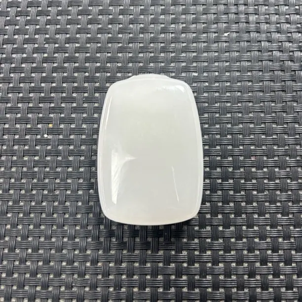 和田玉白玉无事牌男女款百搭高端玉石挂件