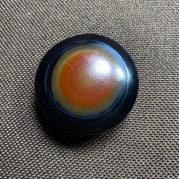 天然缠丝玛瑙板眼吊坠挂件尺寸如图