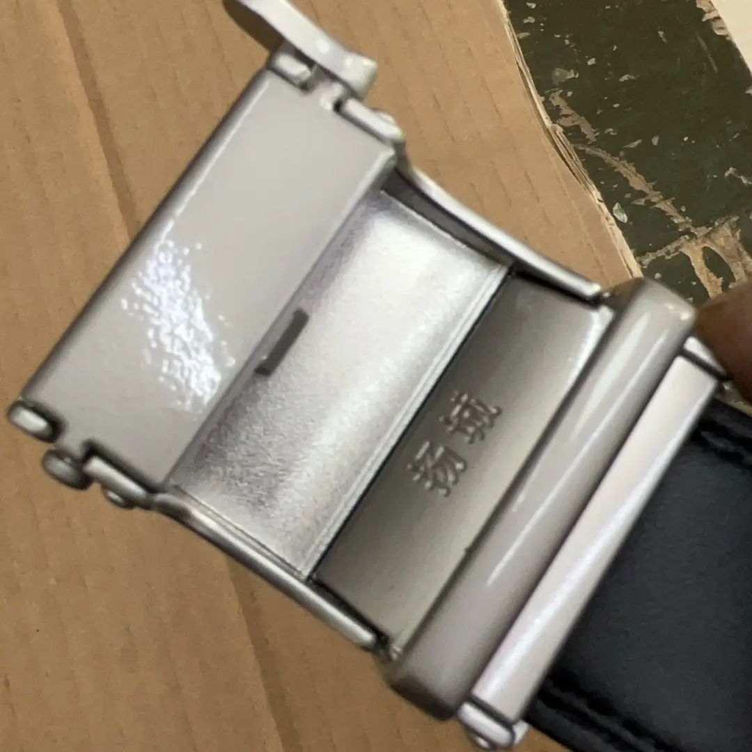 自动扣黑色迷彩腰带裤腰带简约风百搭男腰带皮带户外休闲皮带扣