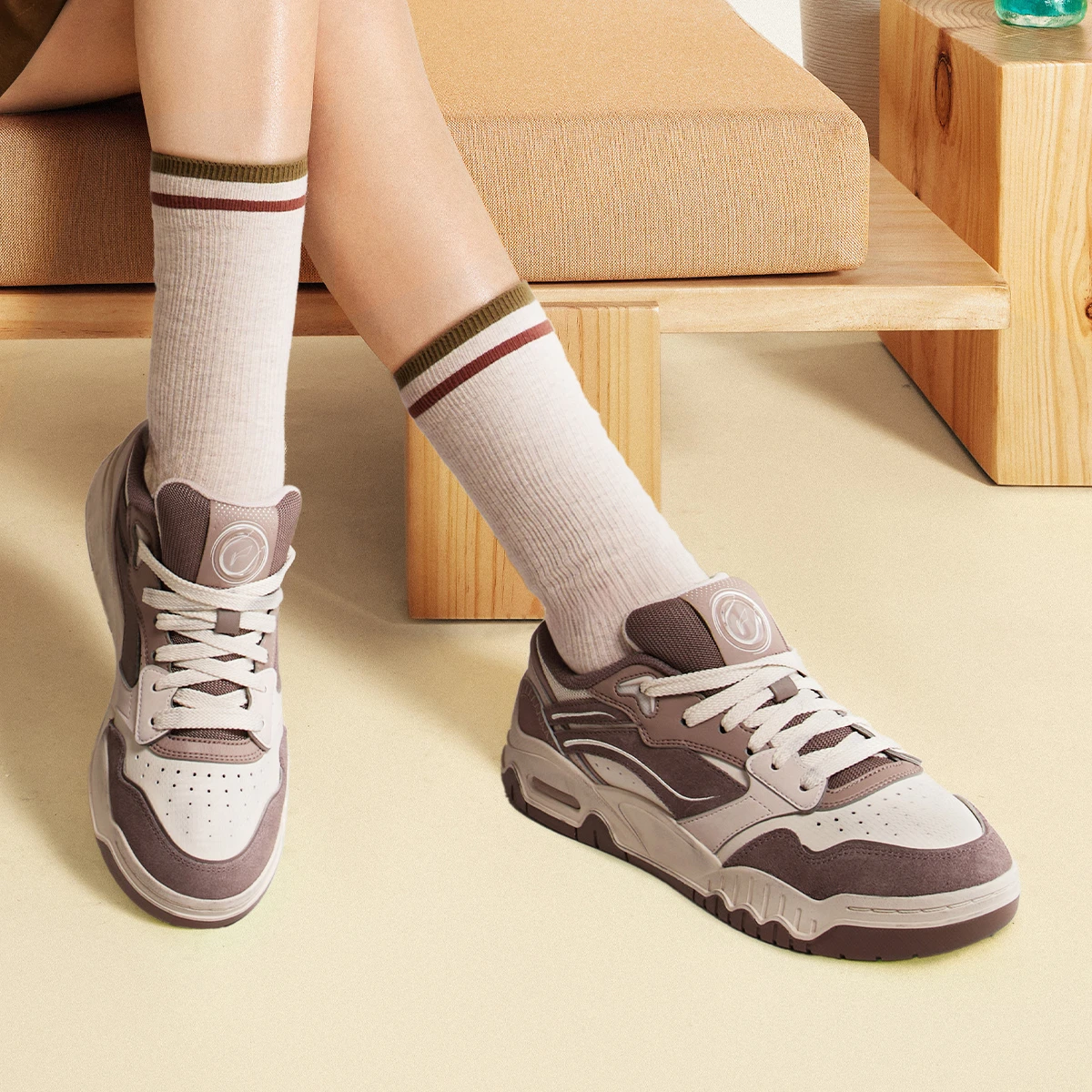 L李宁月白3男女鞋夏季减震时尚百搭运动鞋AGCV077/AGCV078