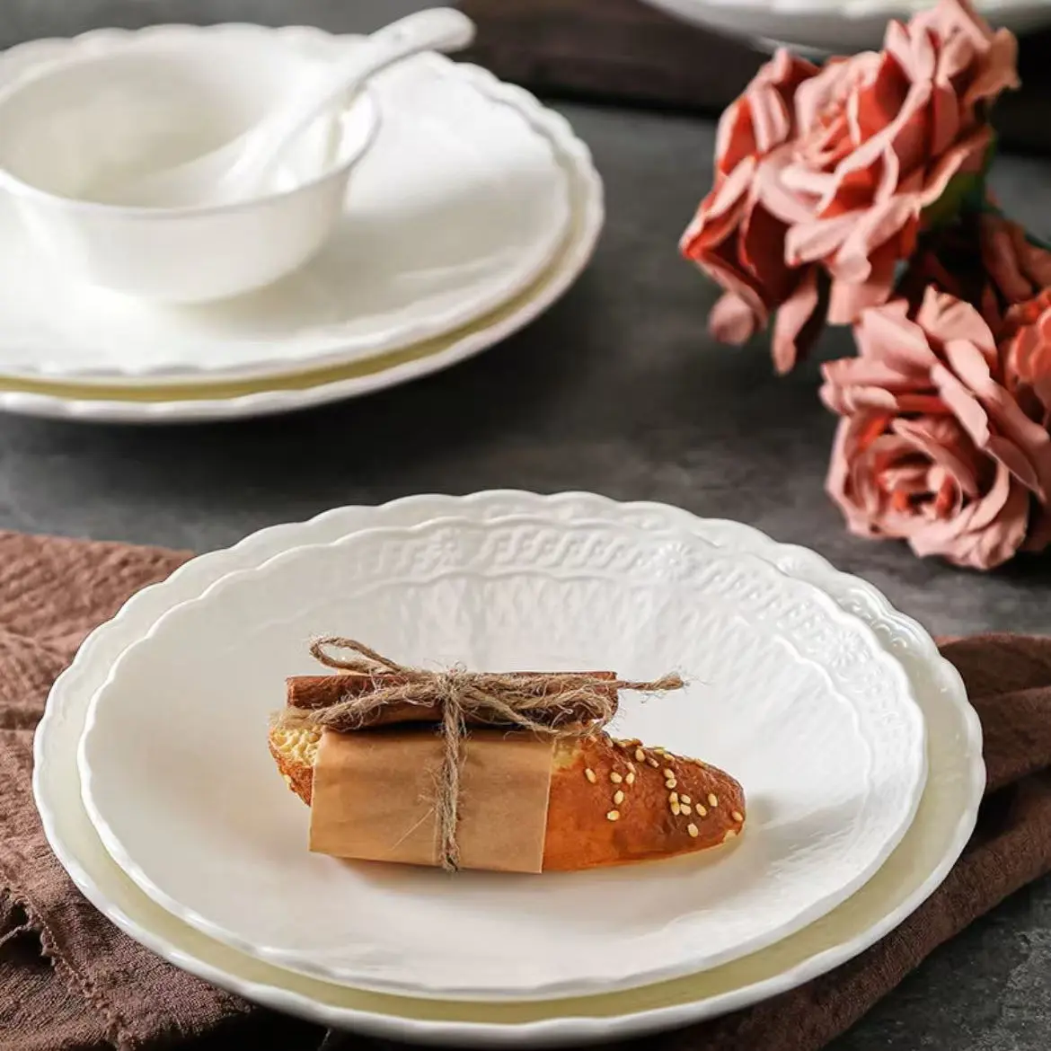 【顺易库存】06骨瓷、冰玉瓷餐具微瑕折扣低至1-2折，微瑕介意勿拍