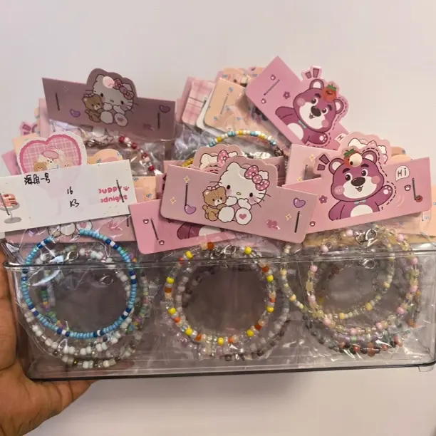 夏季diy米珠彩色手工玻璃珠ins风可爱百搭义卖送闺蜜礼物