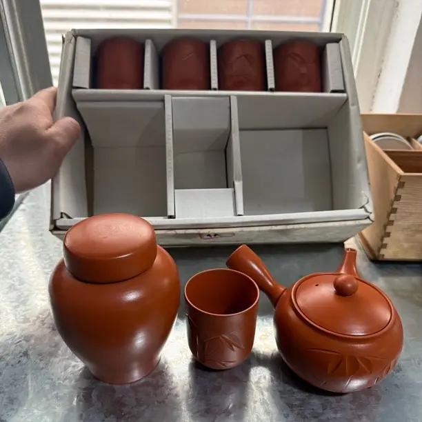 日本回流常华烧，一壶5杯带茶叶罐