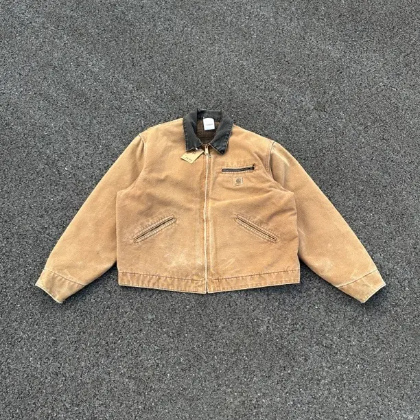 Vintage卡哈特J97 BRN底特律夹克尺码：衣长66 胸围132