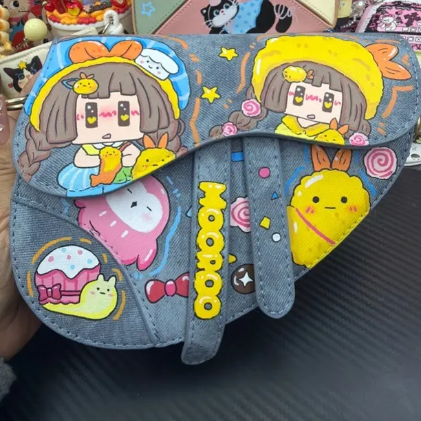 酱酱牛仔马鞍包预售