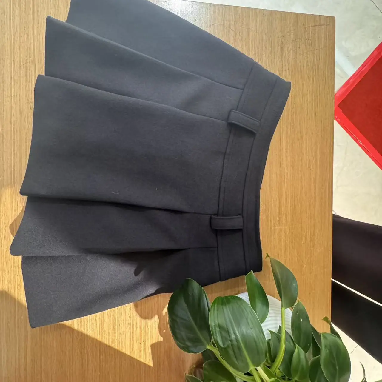 25476145【柚盐】韩版高腰百搭显瘦显高气质A字半身裙