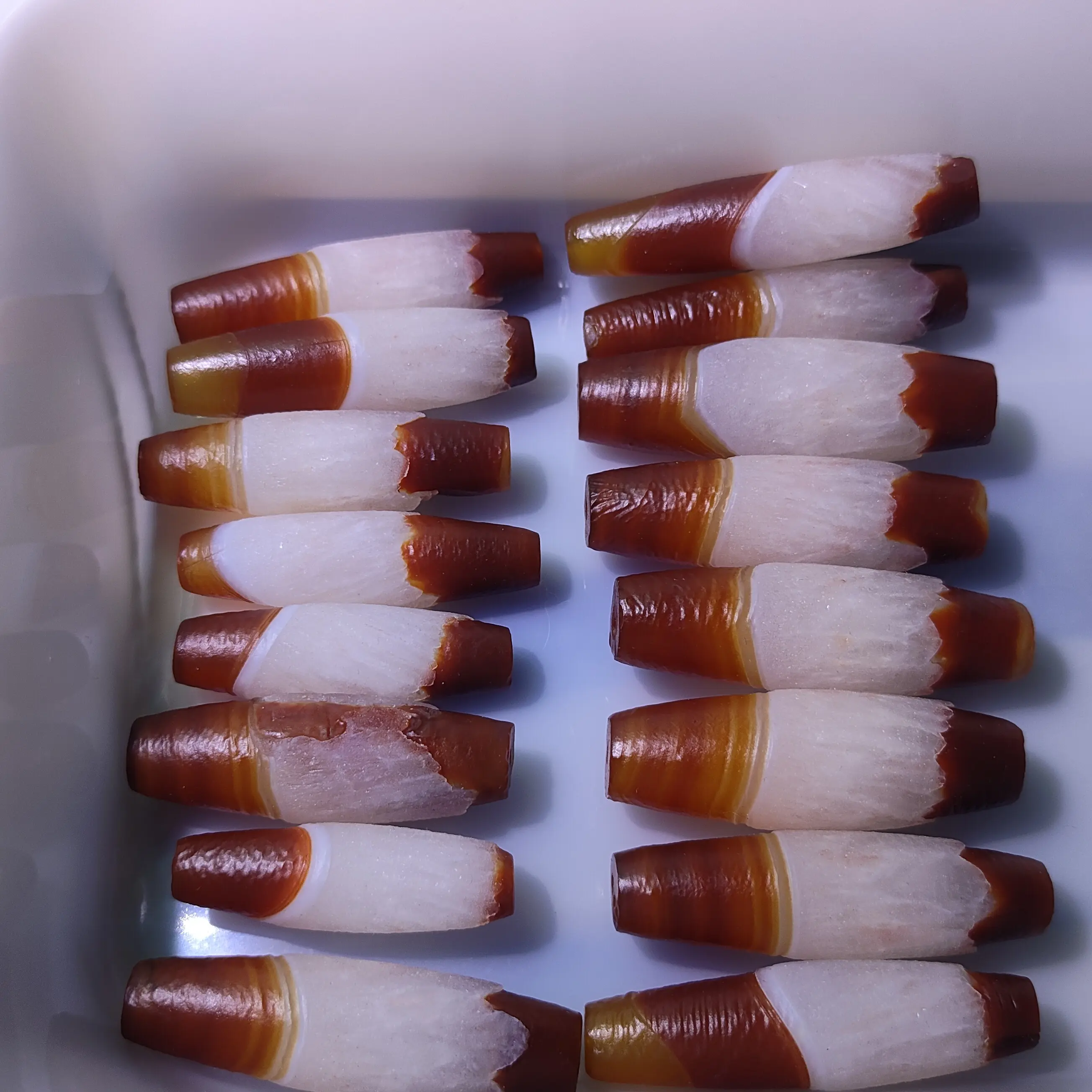 随机发5颗缠丝玛瑙冰花玛瑙千层雪红冰糖同料